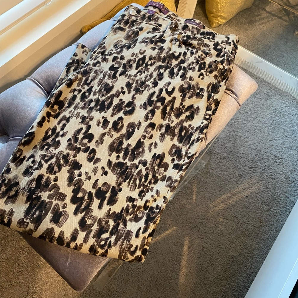 Gloria Vanderbilt Animal Print Trousers